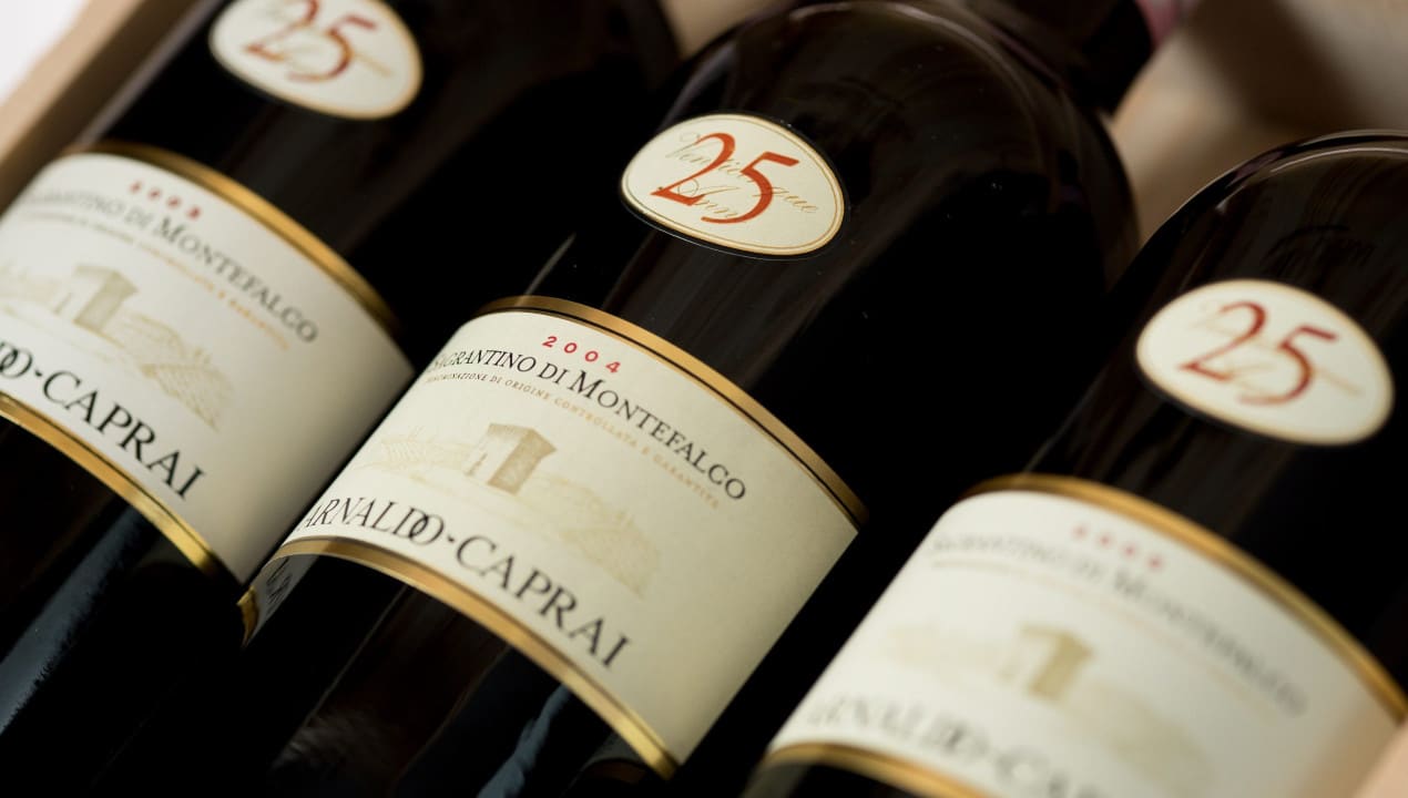 Cantina Arnaldo Caprai uva appassita sagrantino