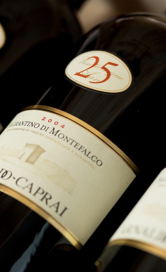 Cantina Arnaldo Caprai sagrantino 25 anni